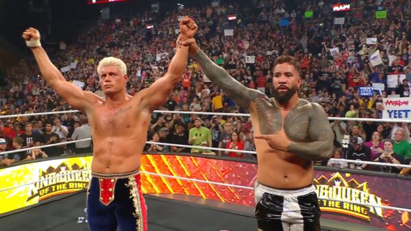 Cody Rhodes y Jey Uso en WWE Raw (23 de junio de 2025) - WWE