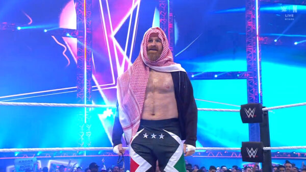 Sami Zayn en WWE Night of Champions 2025 (28 de junio de 2025) - WWE