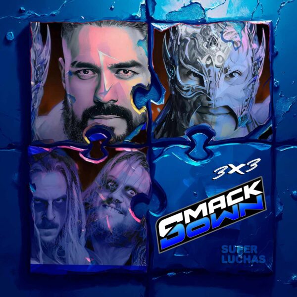 3x3 WWE SmackDown 25 de julio 2025 | Wyatt Sicks vs. Rey Fénix y Andrade