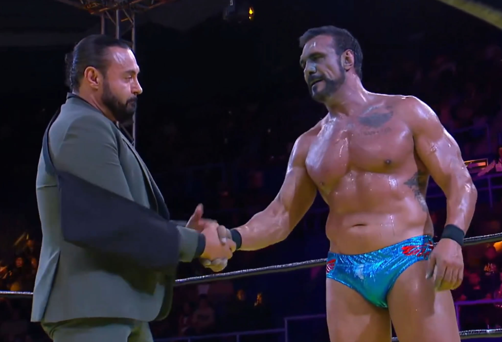 Latin Lover and Alberto del Río "The pattern"