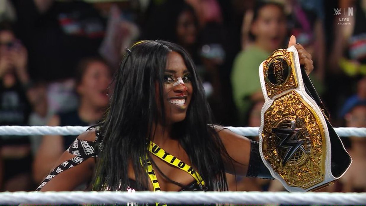 NAOMI New WWE World Championan WWE in the Premium WWE Evolution 2 2025 (July 13, 2025) - WWE
