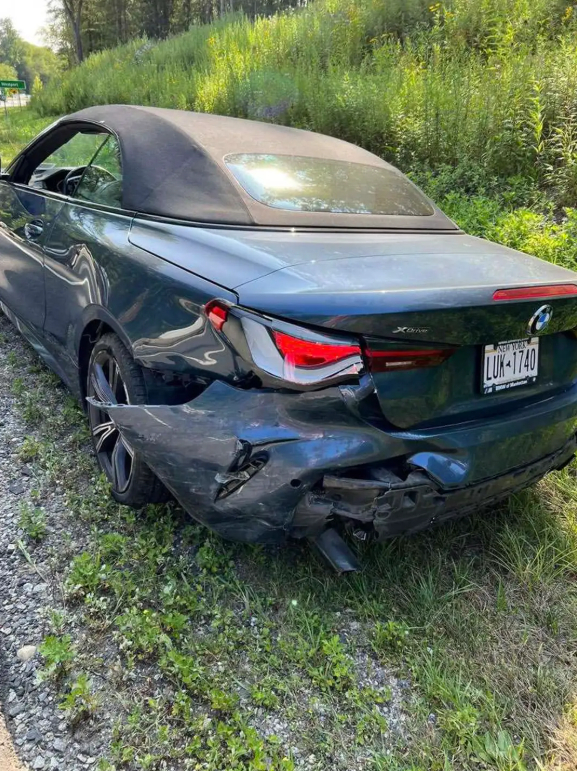Vince McMahon injured his Bentley Black Model 2024 car (July 24, 2025) - TMZ 2
