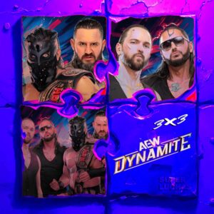 3x3 AEW Dynamite 6 de agosto 2025 | Young Bucks vs. Bandido y Brody King