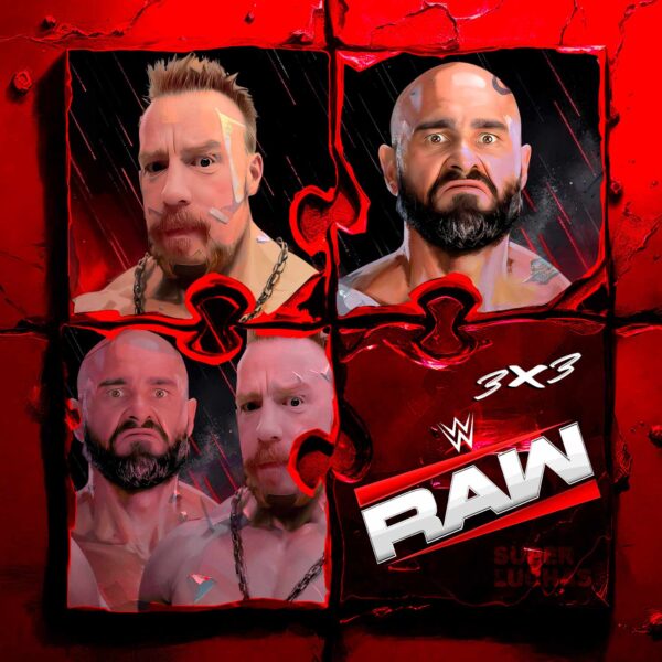 3x3 WWE Raw 4 de agosto 2025 | Sheamus vs. Rusev