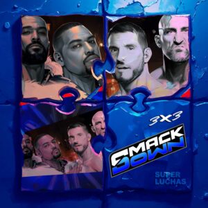 3x3 WWE SmackDown 15 de agosto 2025 | Street Profits vs. #DIY