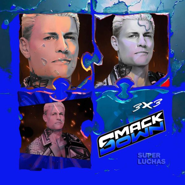 3x3 WWE SmackDown 8 de agosto 2025 | Cody Rhodes, de nuevo campeón