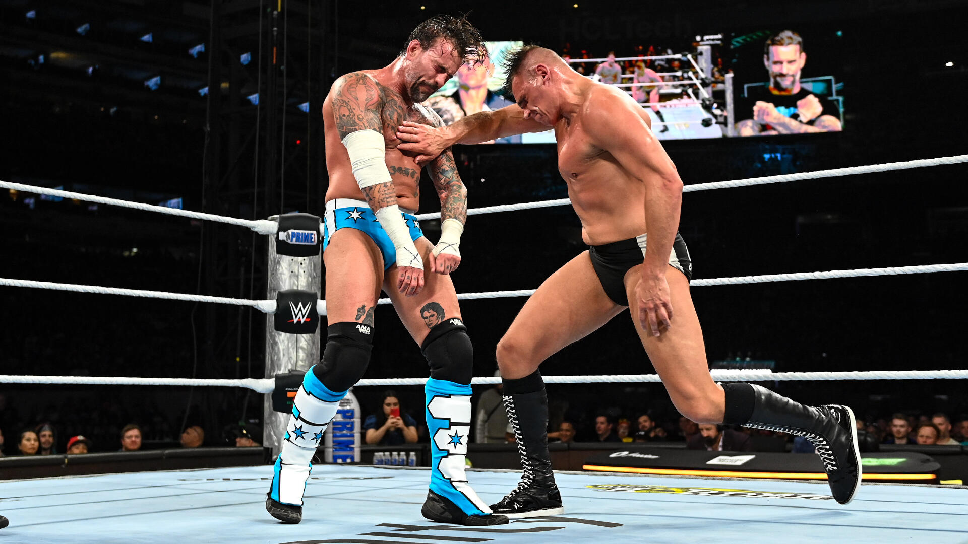 Cm punk vs. Gunther at Night 1 of WWE Summerslam 2025 (August 2, 2025) - WWE 7