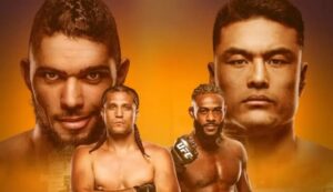 Cartel UFC Fight Night 257 Johnny Walker vs Zhang Mingyang en China