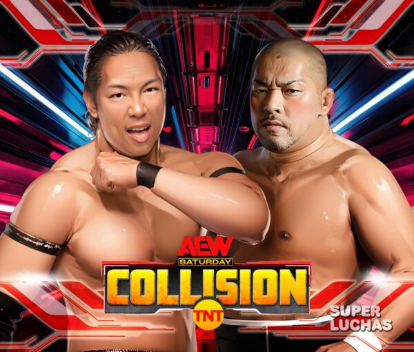 Cobertura y resultados AEW Collision 23 de agosto 2025 | Konosuke Takeshita vs. Tomohiro Ishii