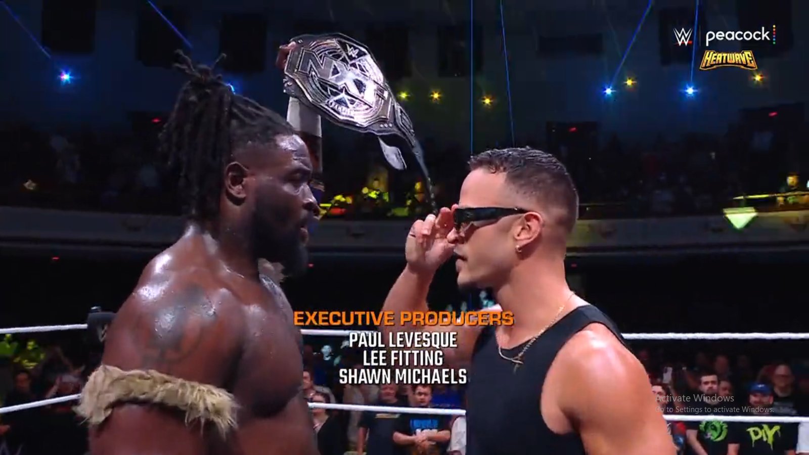 Oba FEMI, NXT champion and Ricky Saints face to face in Nxt Heatwave 2025