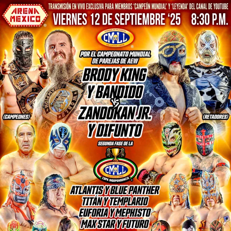 CMLL Arena México – 12 de septiembre de 2025