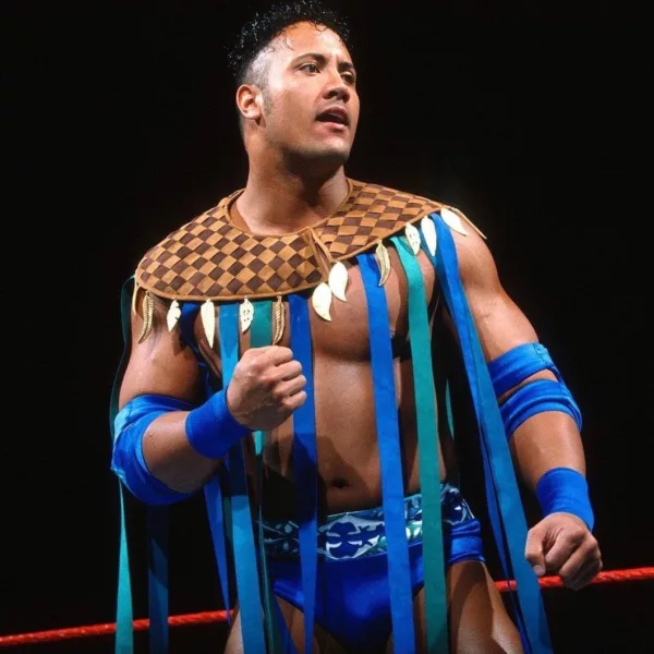 The Rock cuando todavía era Rocky Maivia en WWE