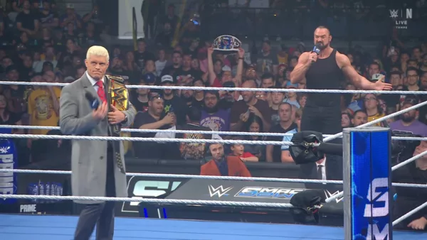 WWE SmackDown 24 octubre 2025 001 Cody Rhodes, Campeón Indisputable WWE y Drew McIntyre