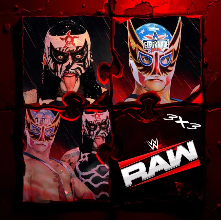 3x3 WWE Raw 3 de noviembre 2025 | El Grande Americano vs. Penta