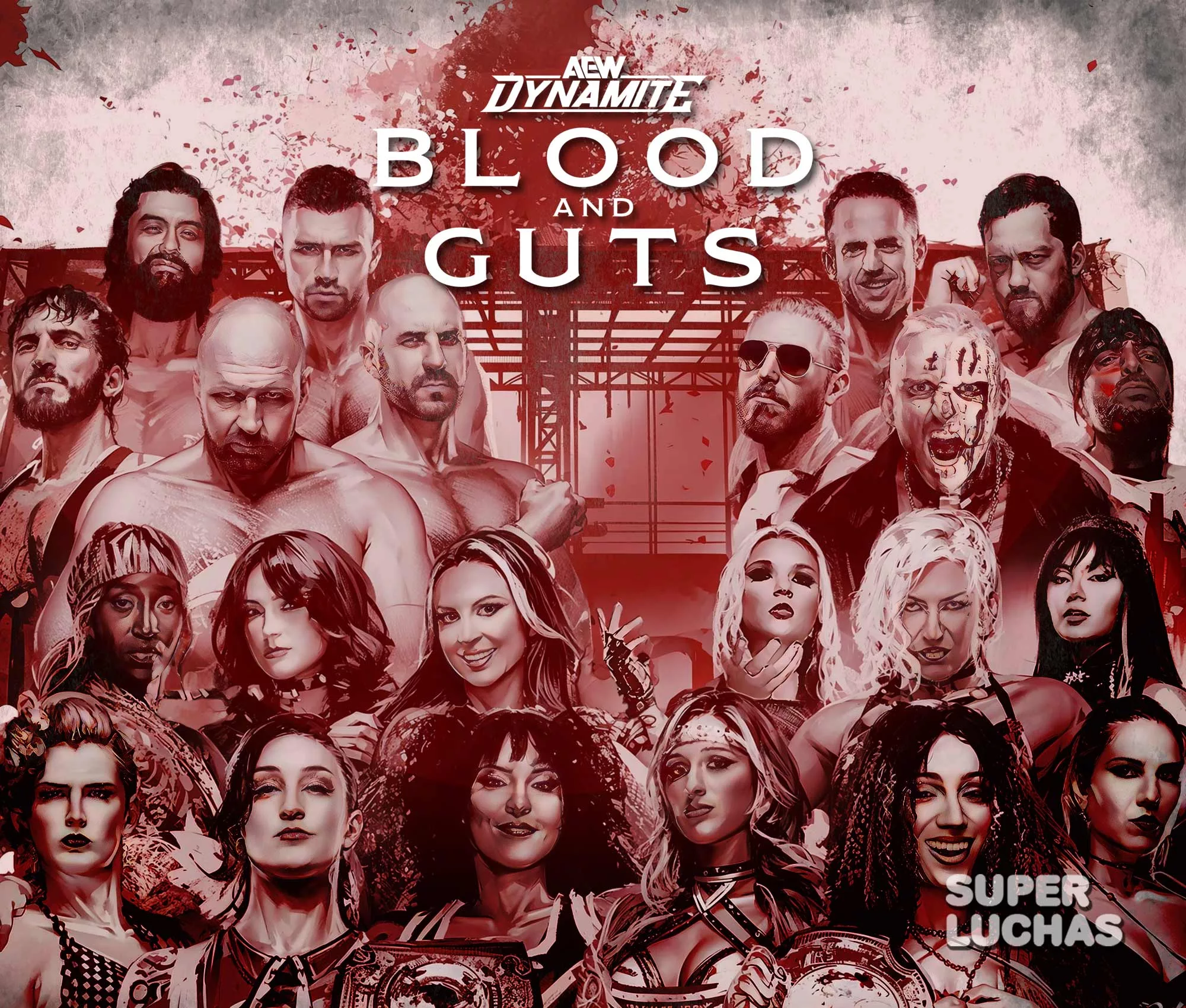 Cobertura y resultados AEW Dynamite 12 de noviembre 2025 | BLOOD AND GUTS