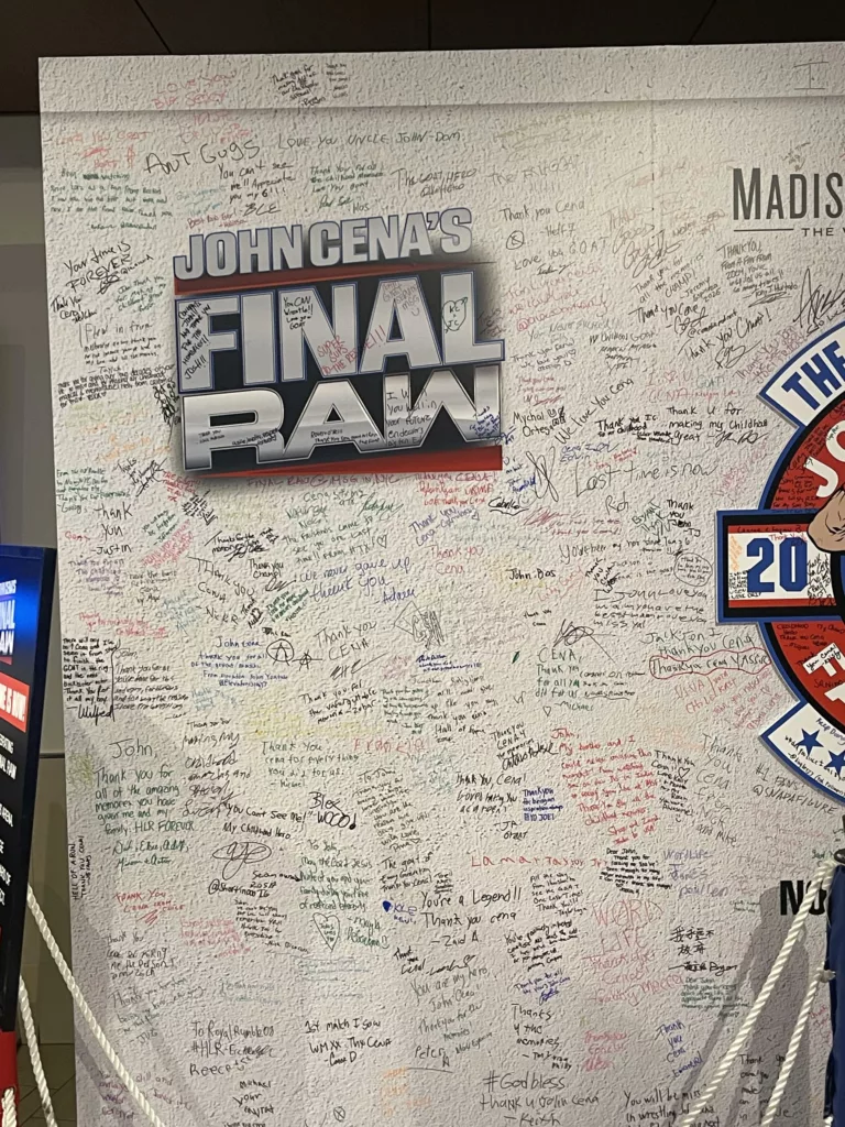 John Cena MSG WWE Raw