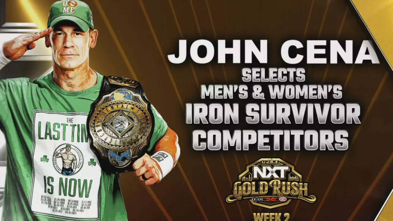 John Cena selecciona a competidores del Iron Survivor Challenge