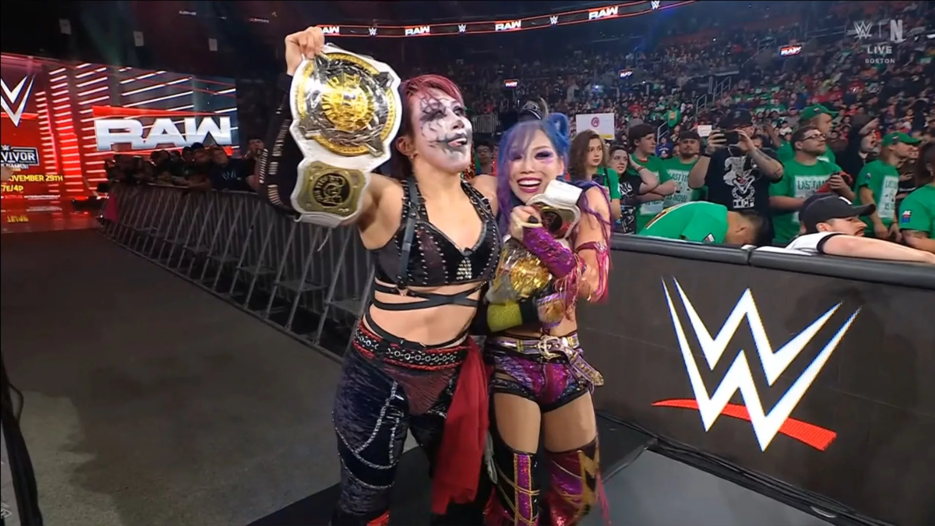 Kabuki Warriors en WWE RAW 10 de noviembre 2025