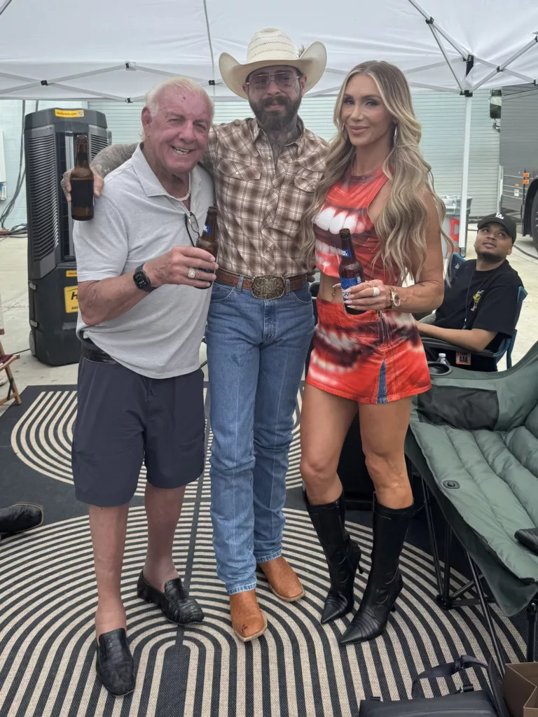 Ric Flair Post Malone Charlotte Flair