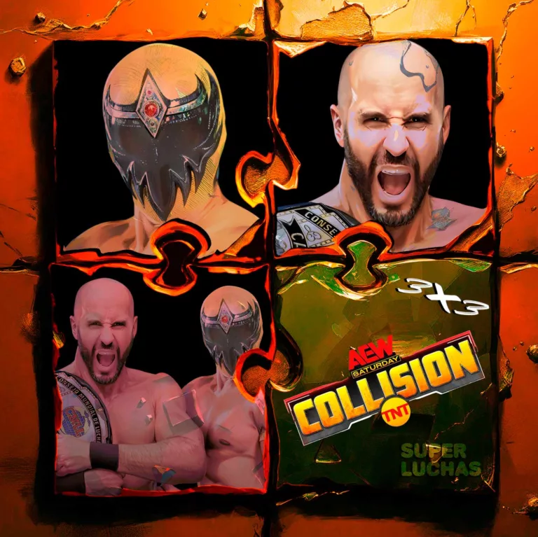 3x3 AEW Collision 6 de diciembre 2025 | Claudio Castagnoli vs. Máscara Dorada