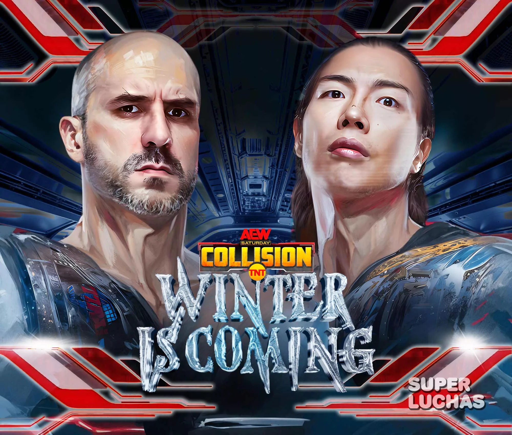 Cobertura y resultados AEW Collision 13 de diciembre 2025 | Claudio Castagnoli vs. Konosuke Takeshita