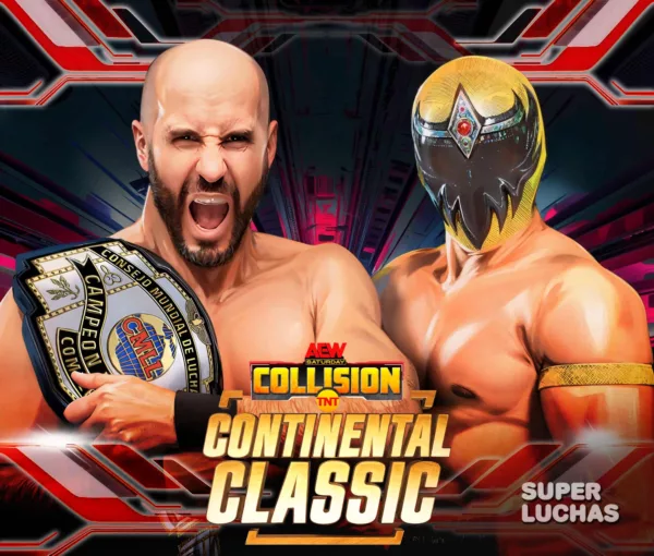Cobertura y resultados AEW Collision 6 de diciembre 2025 | Claudio Castagnoli vs. Máscara Dorada