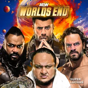 Cobertura y resultados AEW WORLDS END 2025 | Samoa Joe vs. Hangman vs. Swerve vs. MJF
