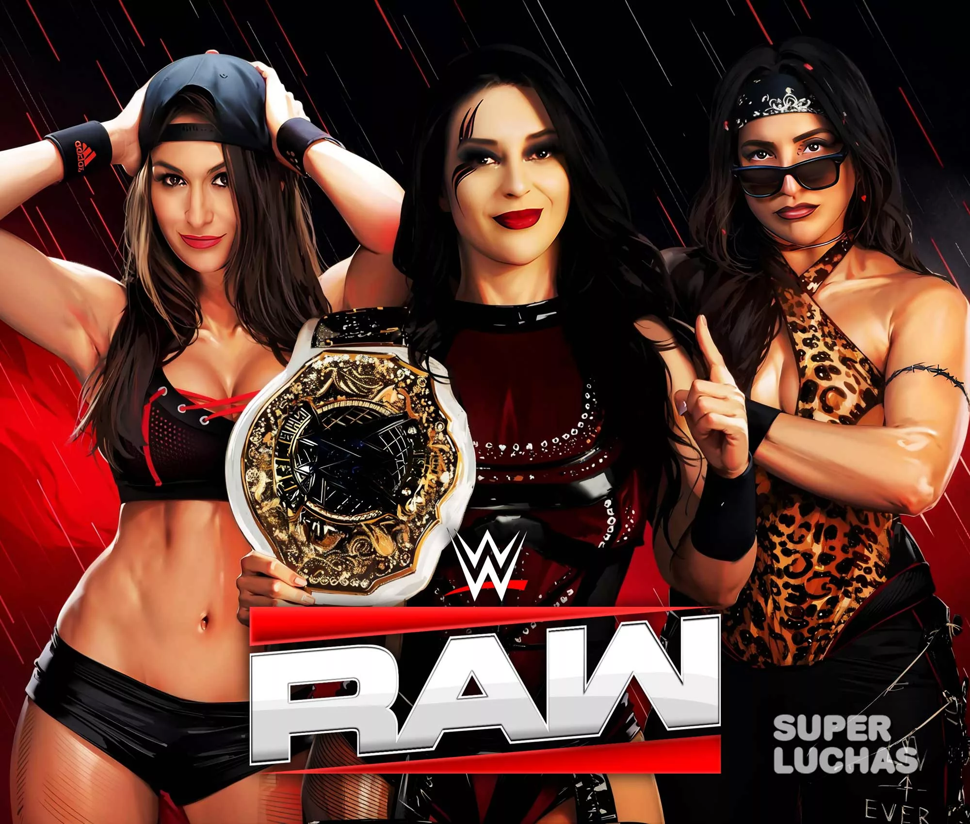 3x3 WWE Raw 29 de diciembre 2025 | Stephanie Vaquer vs. Nikki Bella vs. Raquel Rodríguez