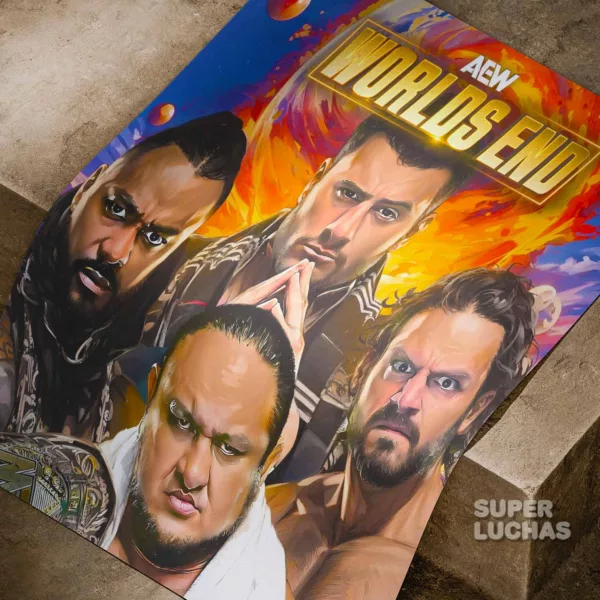 Cuenta atrás AEW WORLDS END 2025 | Samoa Joe vs. Hangman vs. Swerve vs. MJF