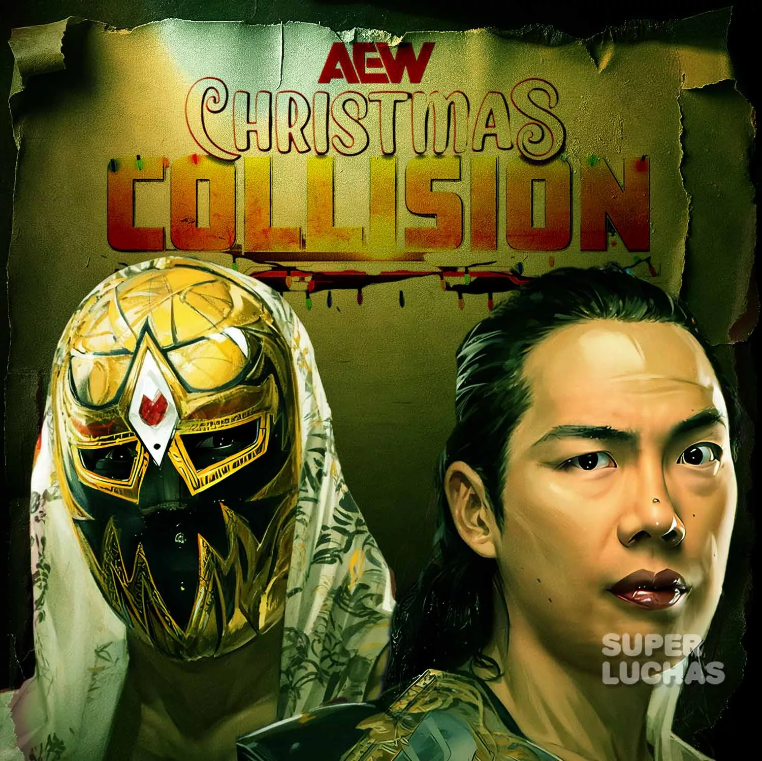Donde ver AEW Collision 25 de diciembre 2025 | Konosuke Takeshita vs. Máscara Dorada