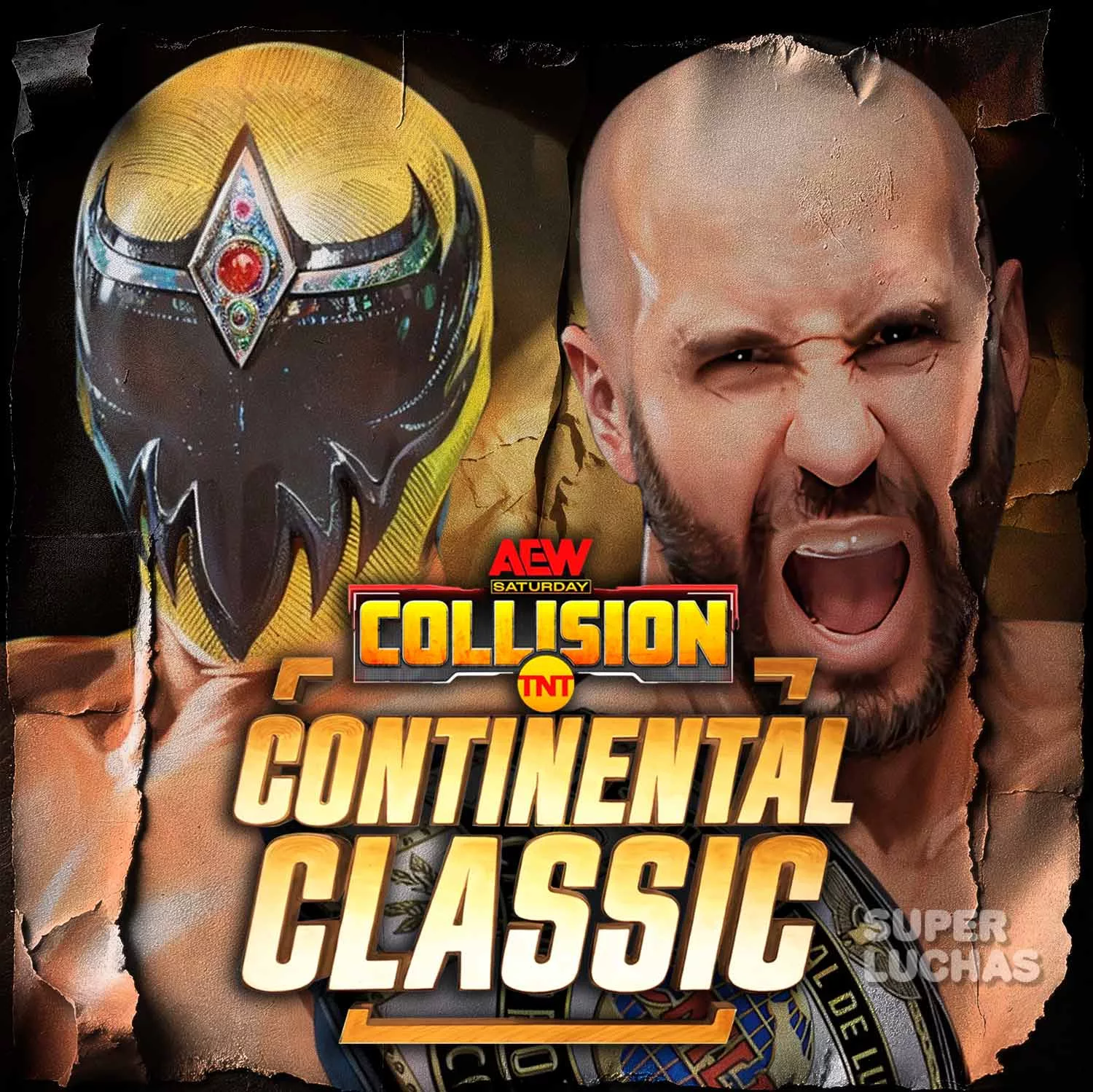 Donde ver AEW Collision 6 de diciembre 2025 | Claudio Castagnoli vs. Máscara Dorada