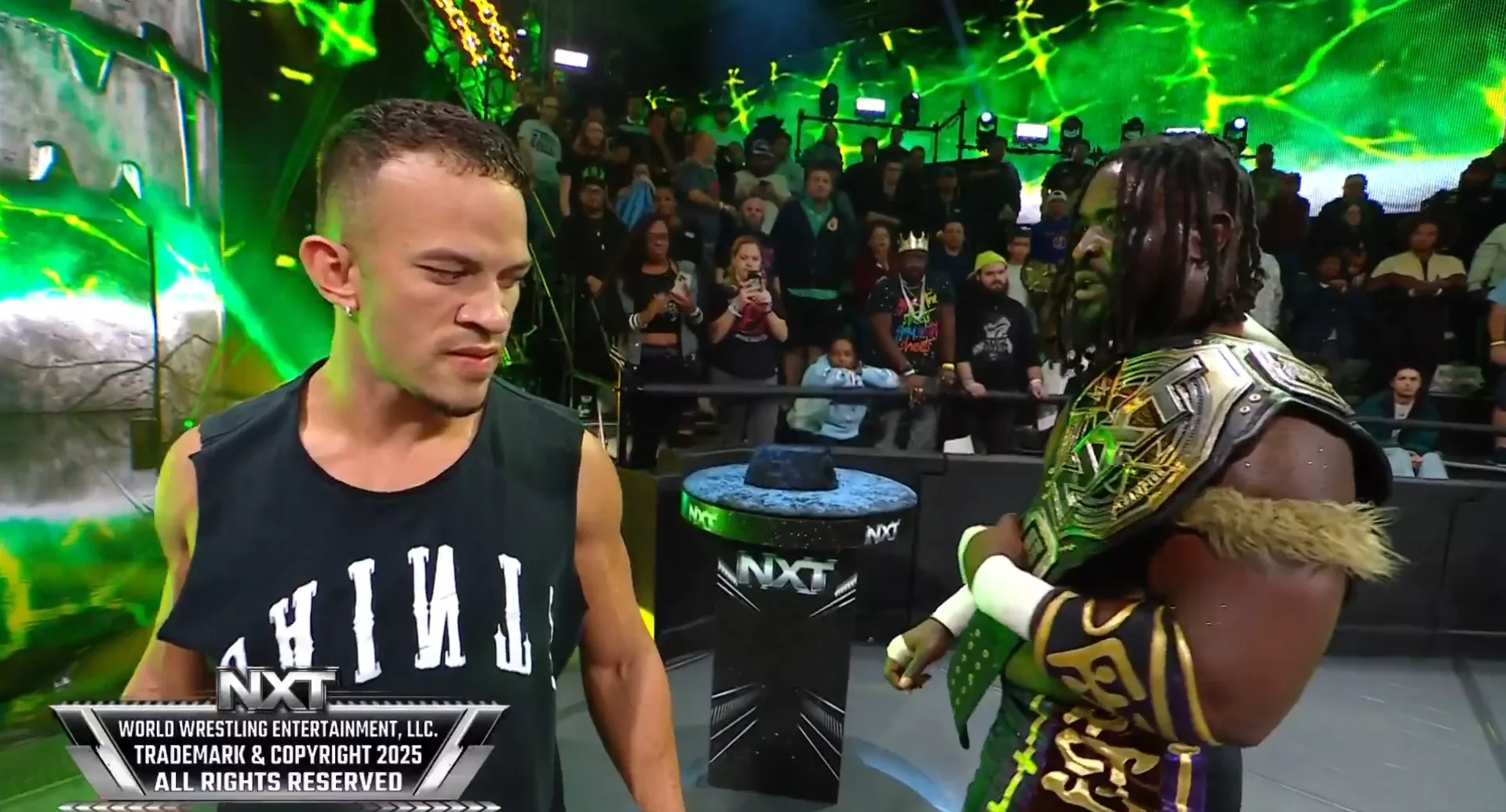 WWE NXT 09 diciembre 2025 Ricky Saints Oba Femi