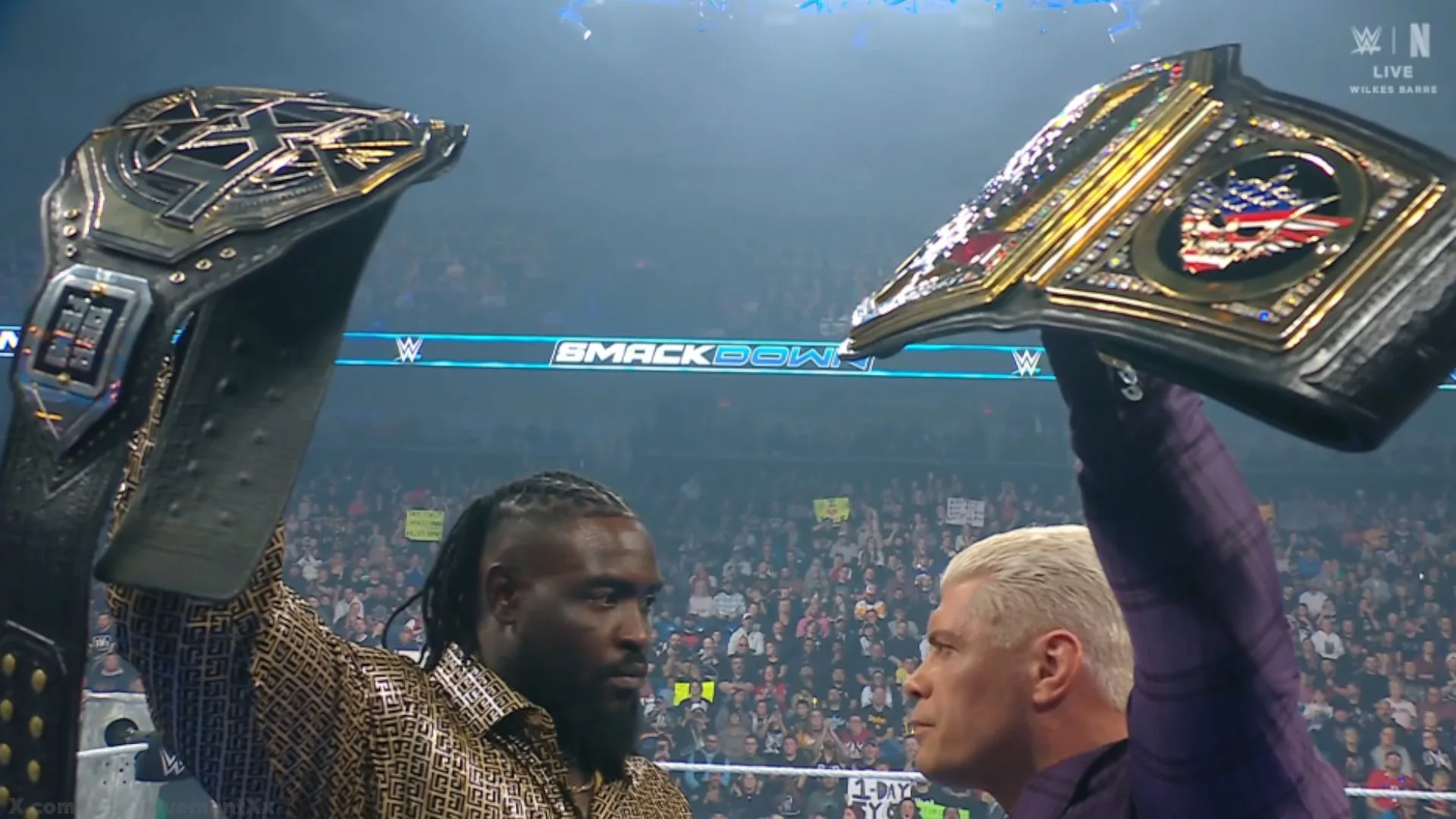 WWE SmackDown 12 diciembre 2025 Oba Femi Cody Rhodes 2