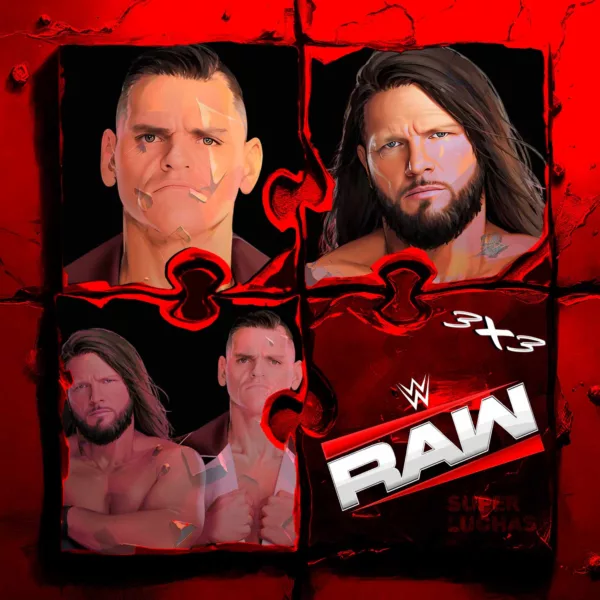 3x3 WWE Raw 12 de enero 2026 | AJ Styles vs. Gunther
