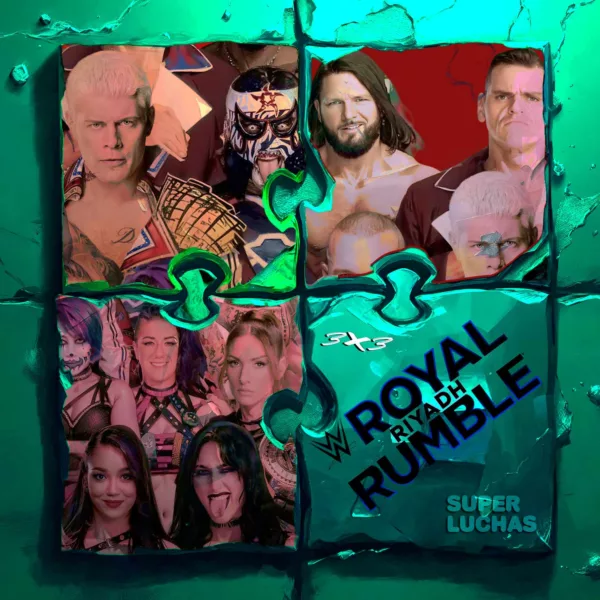 3x3 WWE Royal Rumble 31 de enero 2026 | AJ Styles vs. Gunther