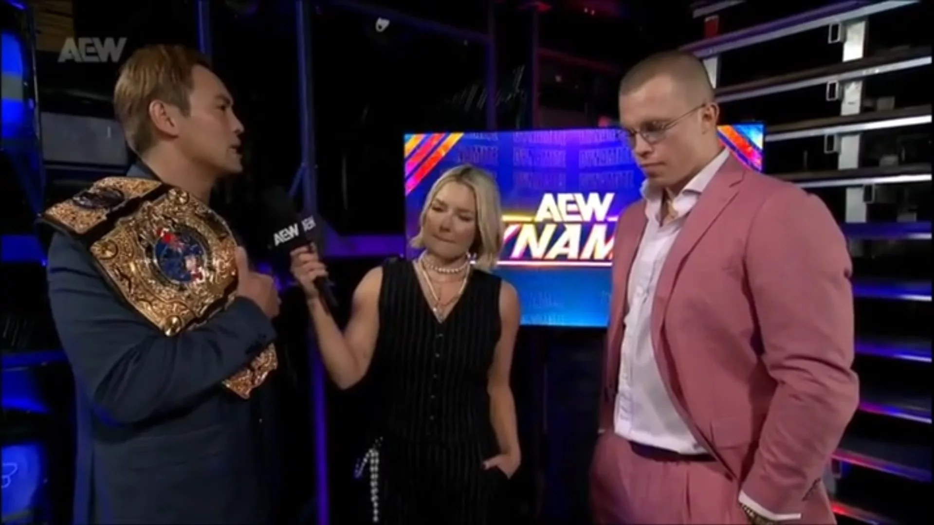 AEW Dynamite 28 enero 2026 Kazuchika Okada Renée Paquette Kyle Fletcher