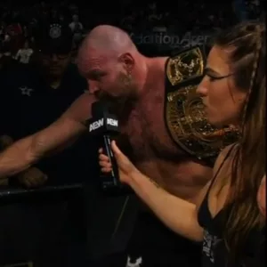 AEW Dynamite Jon Moxley Marina Shafir