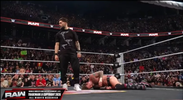 WWE Raw 26 enero 2026 Finn Bálor CM Punk
