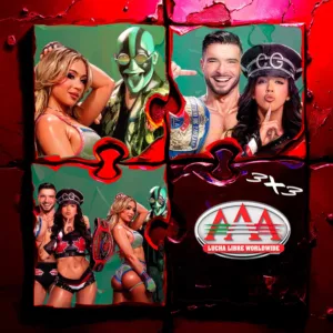 3x3 Lucha Libre AAA en FOX 7 de febrero 2026 | Ethan Page y Chelsea Green vs. Mr. Iguana y Lola Vice