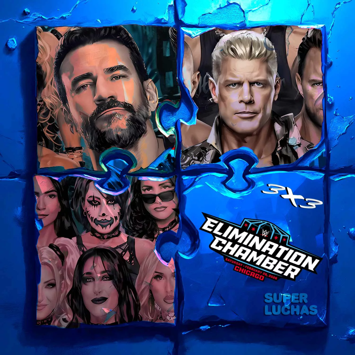3×3: Lo mejor y lo peor de WWE ELIMINATION CHAMBER 2026