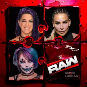 3x3 WWE Raw 16 de febrero 2026 | Bayley vs. Asuka vs. Nattie