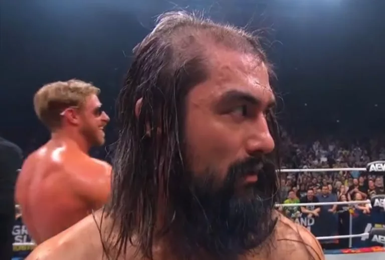 AEW Collision 14 diciembre 2026 Orange Cassidy rapa a Wheeler Yuta