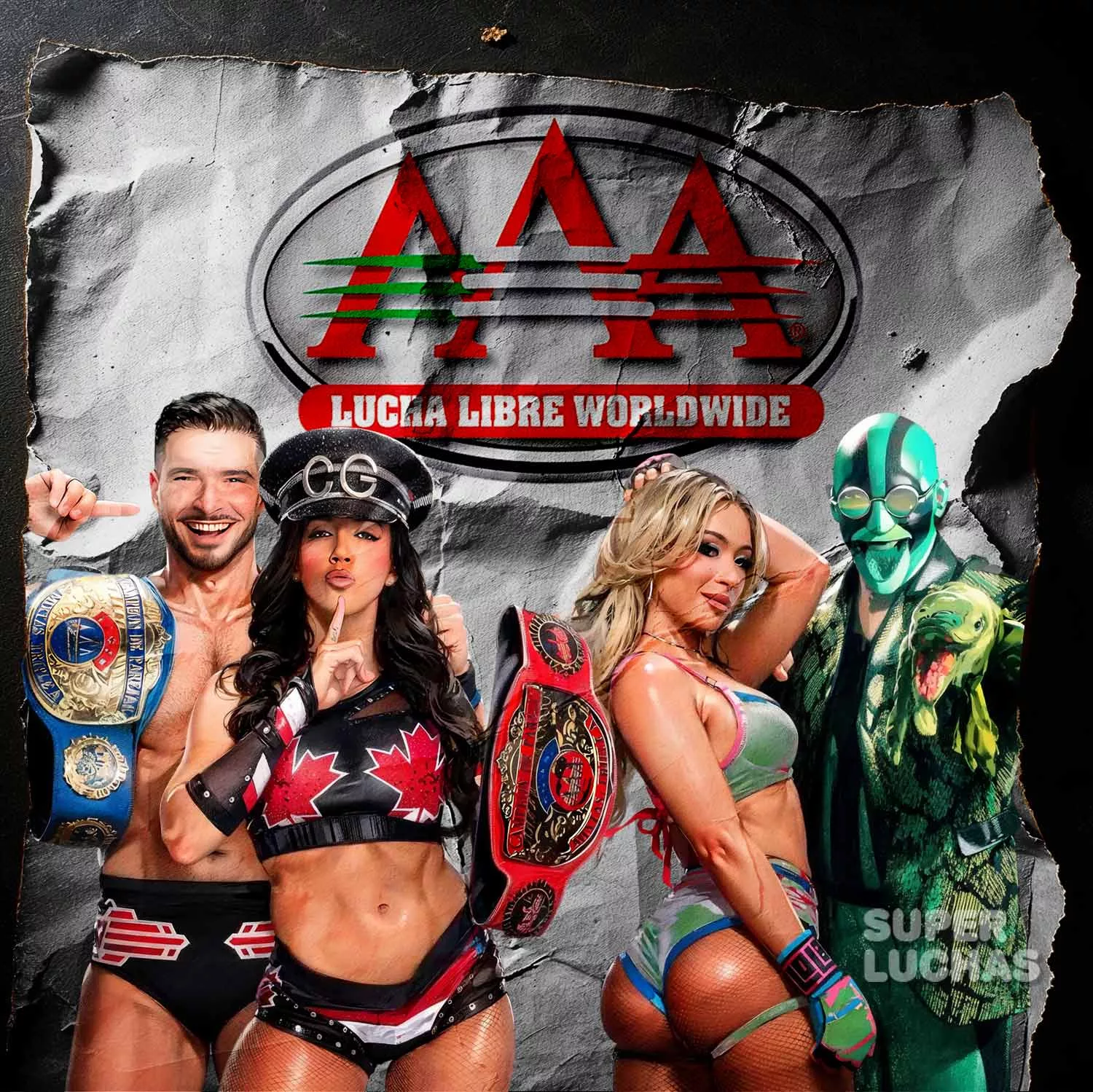 Donde ver Lucha Libre AAA en FOX 7 de febrero 2026 | Ethan Page y Chelsea Green vs. Mr. Iguana y Lola Vice