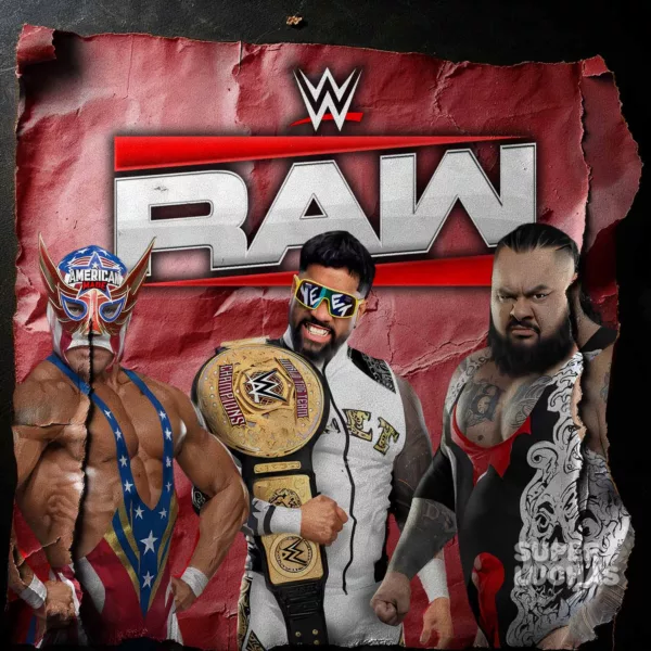 Donde ver WWE Raw 23 de febrero 2026 | Jey Uso vs. Grande Americano vs. Bronson Reed