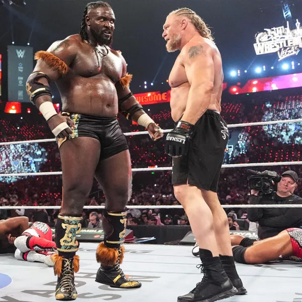 Oba Femi y Brock Lesnar en WWE Royal Rumble 2026 DESTACADA SÚPER LUCHAS