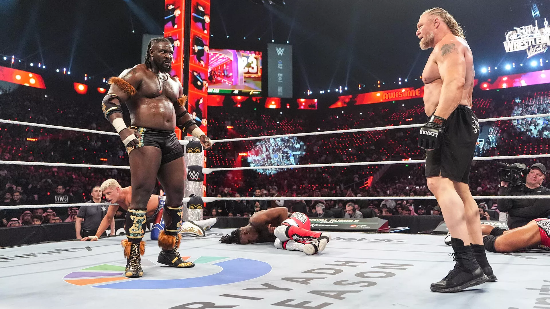 Brock Lesnar F5 Oba Femi WWE The Psychology of the 'Fake Retirement': Why Pro Wrestling Loves the Loop