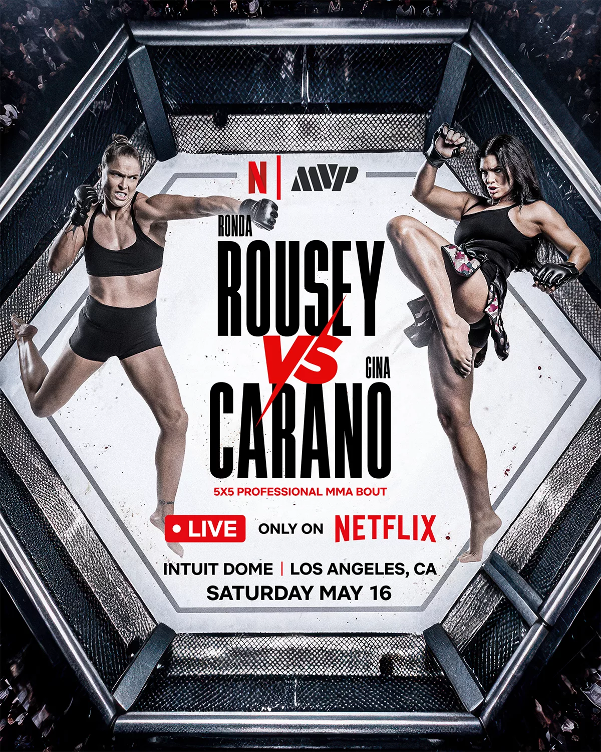 Ronda Rousey vs. Gina Carano MMA Netflix