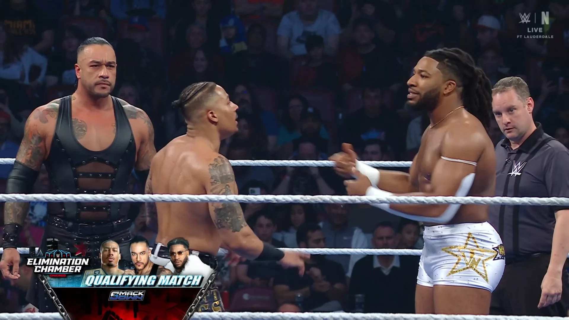 SmackDown Carmelo Hayes Damian Priest Trick Williams 3