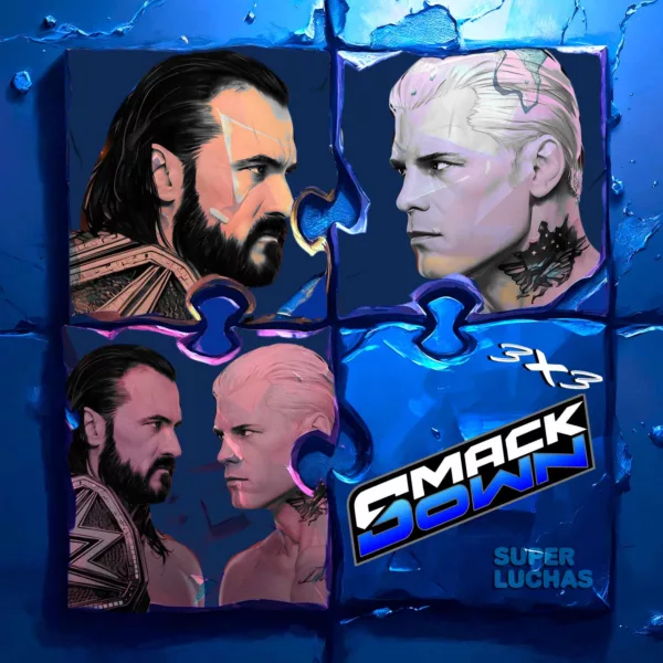 3x3 WWE SmackDown 6 de marzo de 2026 | Drew McIntyre vs. Cody Rhodes
