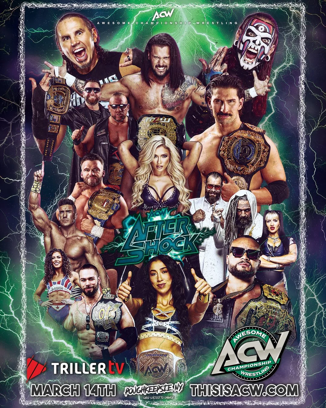 Cartelera, horarios y dónde ver ACW Aftershock 2026